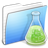 Aqua Stripped Folder Experiments Copy Icon 48x48 png